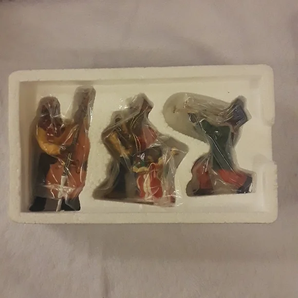 House of Lloyd "Have a Jazzy Christmas" Ornaments New in Box original wrapper - Picture 3 of 6